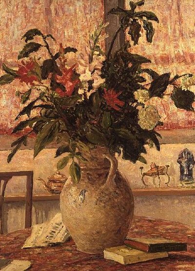 Bunch of Flowers in Front of a Window, 1910 by Maxime Emile Louis Maufra